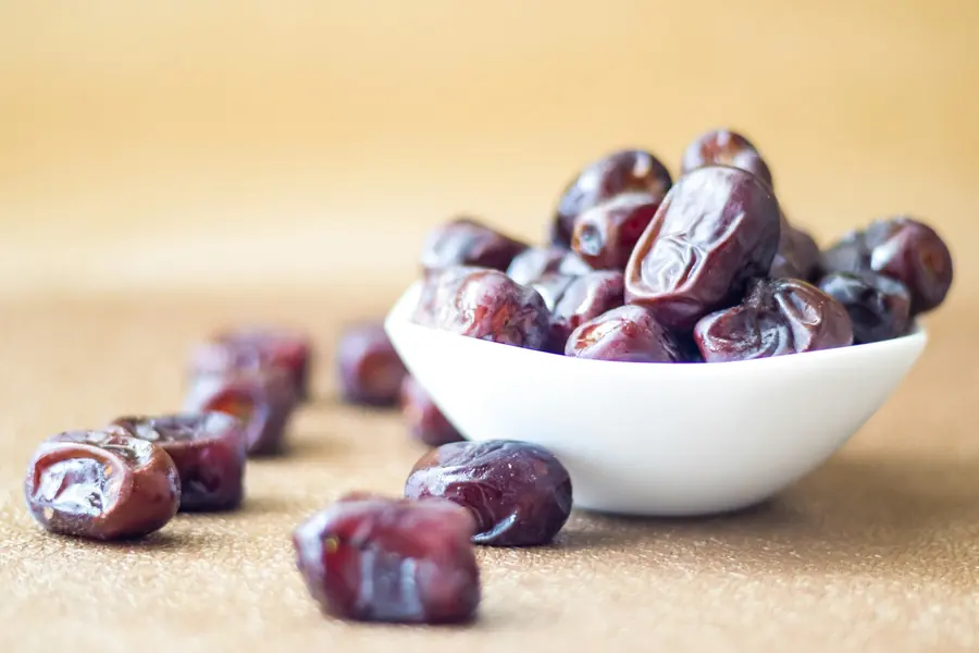 A bowl of dates ready for breaking the fast
