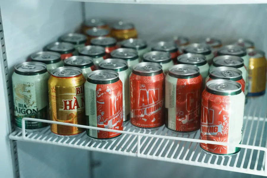 A refrigerated cold storage room