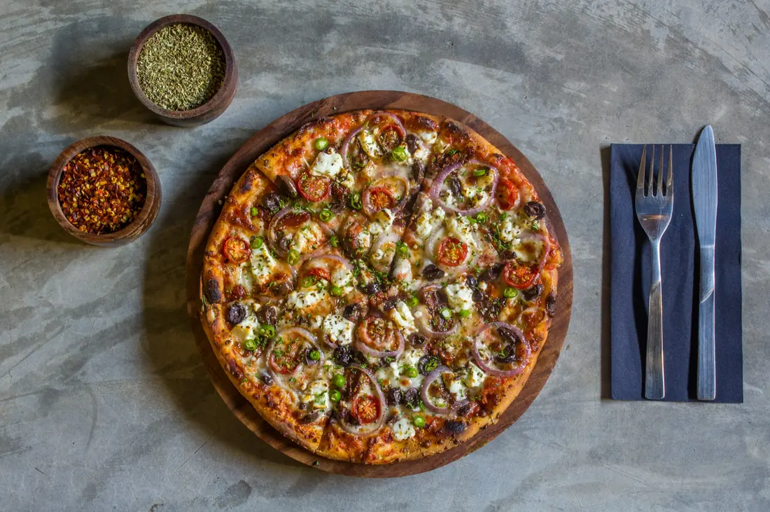 Halal Basket Special Pizza at Halal Basket
