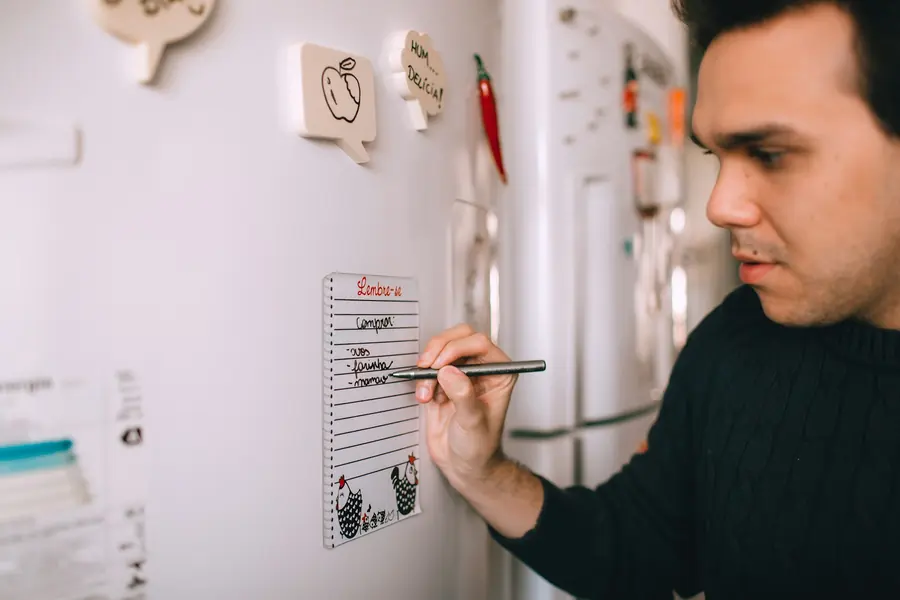 Someone placing an order by phone