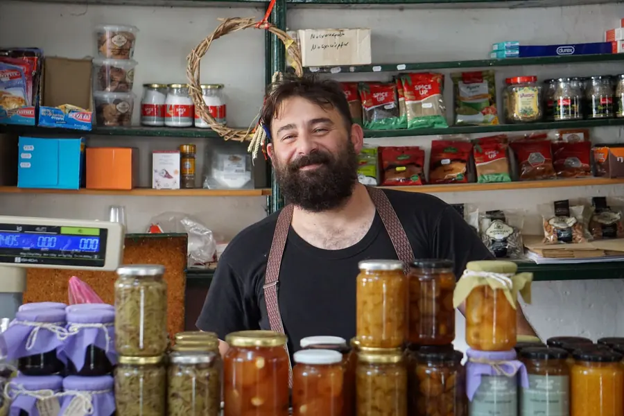 A small business owner in their shop